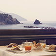 Hotel Pasquale - Frühstück - Monterosso al Mare - Cinque Terre - Ligurien - Italien